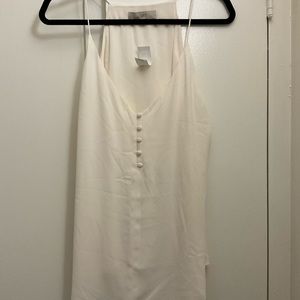 NWT LOFT Ivory Cami sz L